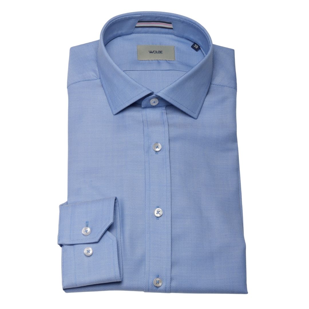 Chemise sportive Biella bleu Oxford Royal