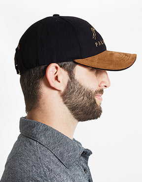 Casquette pima Black Gamuza